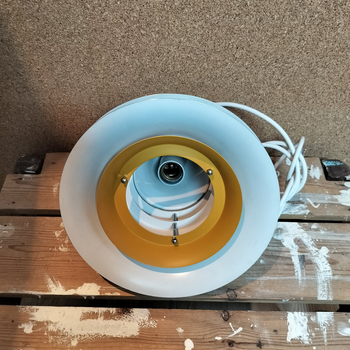 Retro lampe Ø 25 x H 22 cm
