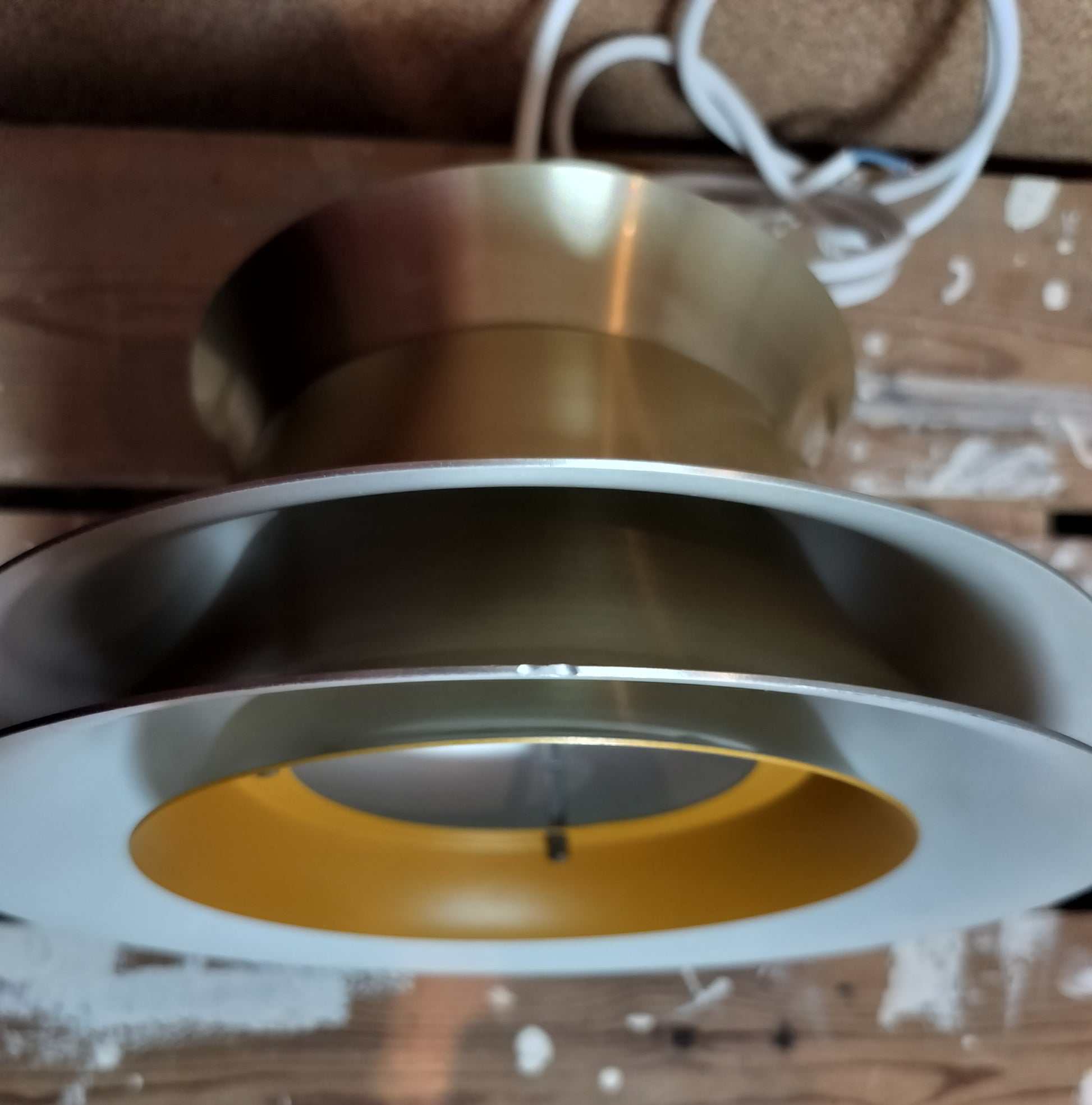 Secondhand - Retro lampe Ø 25 x H 22 med brugssporcm