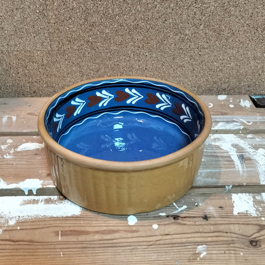 Secondhand - Lerskål fra Abbednæs Potteri Ø 23 x H 9 cm