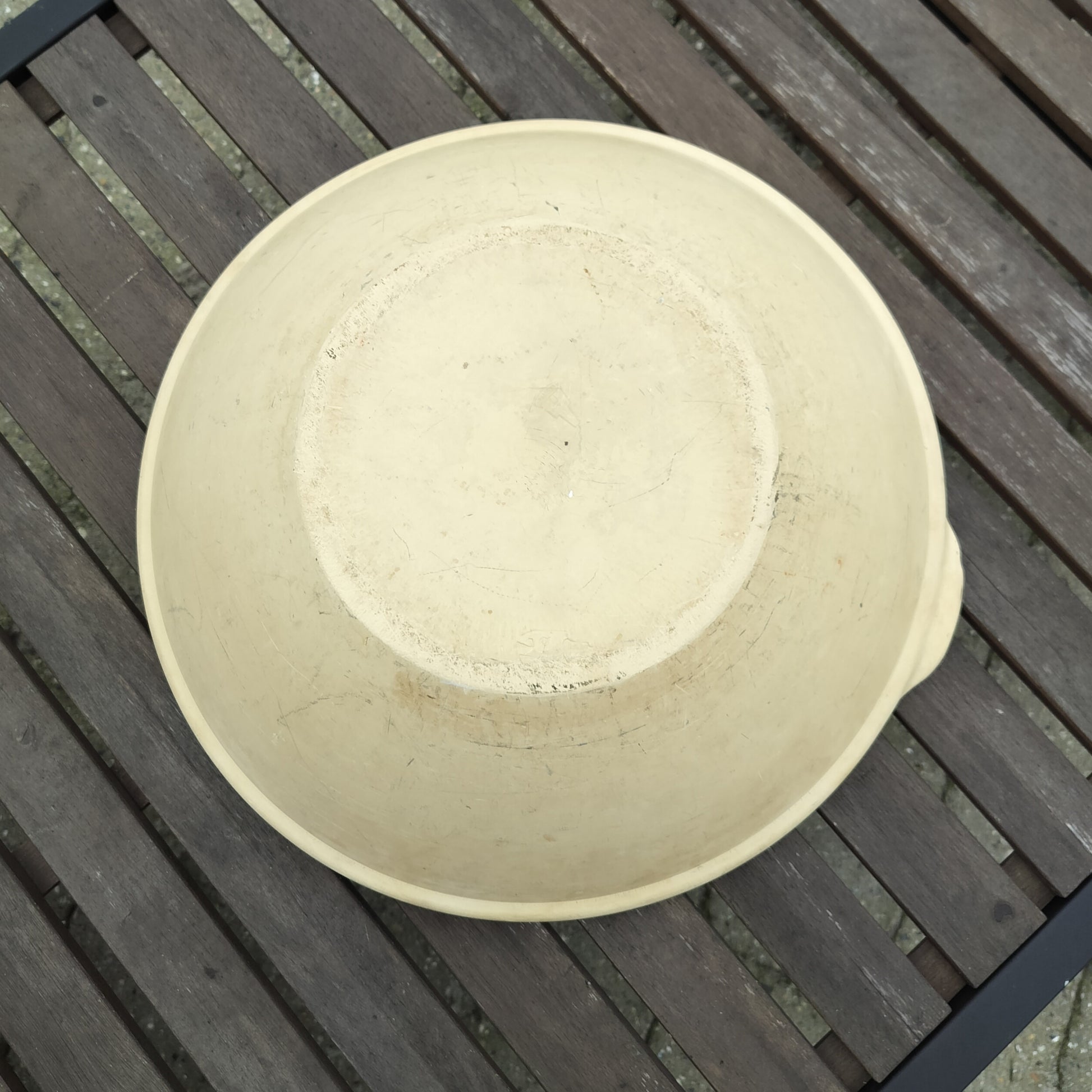 Secondhand - Stort lerfad Ø 38/39,5 x H 14 cm 