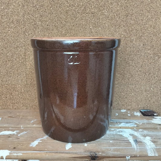 Secondhand - Syltekrukke "6L" Ø 21,5 x H 24 cm