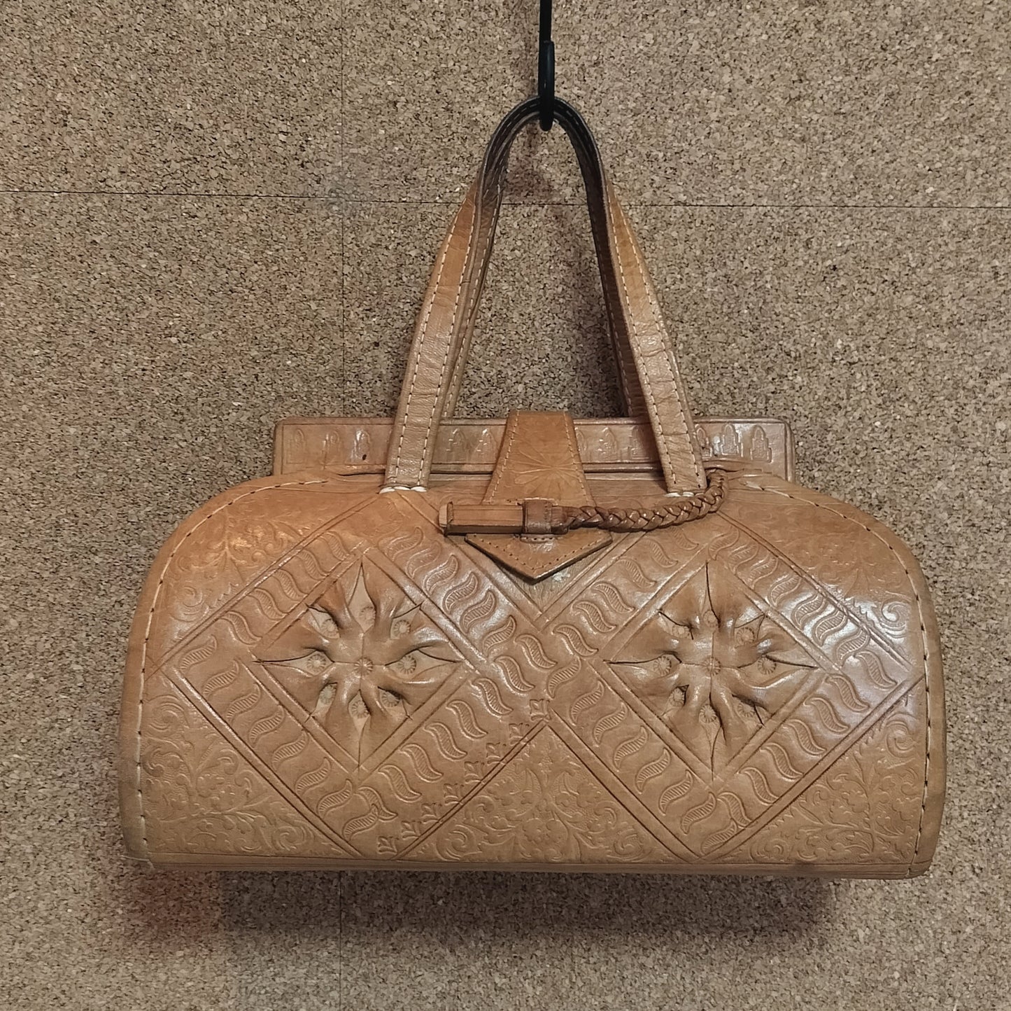 Secondhand - Håndtaske i blødt skind B 31,5 x D 13 x H 18 cm