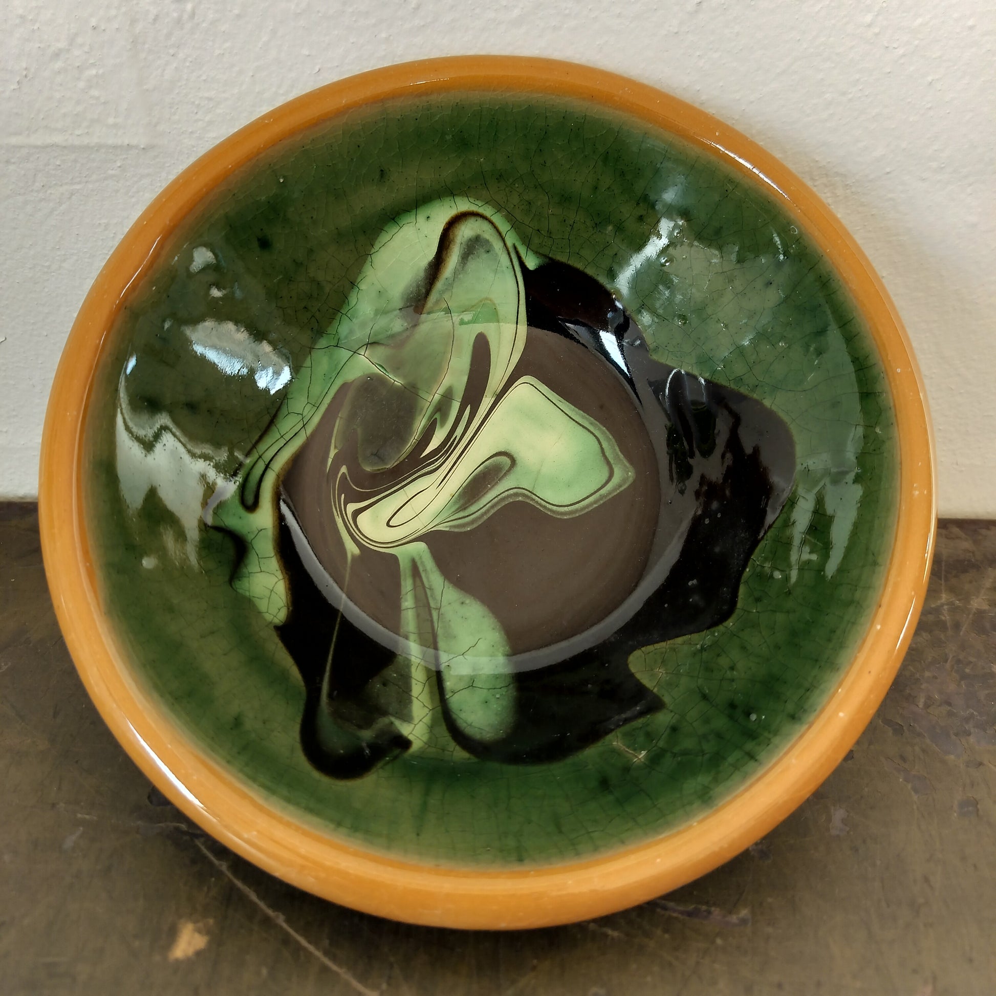 Secondhand - Lille lerskål Ø 16,5 x H 5 cm