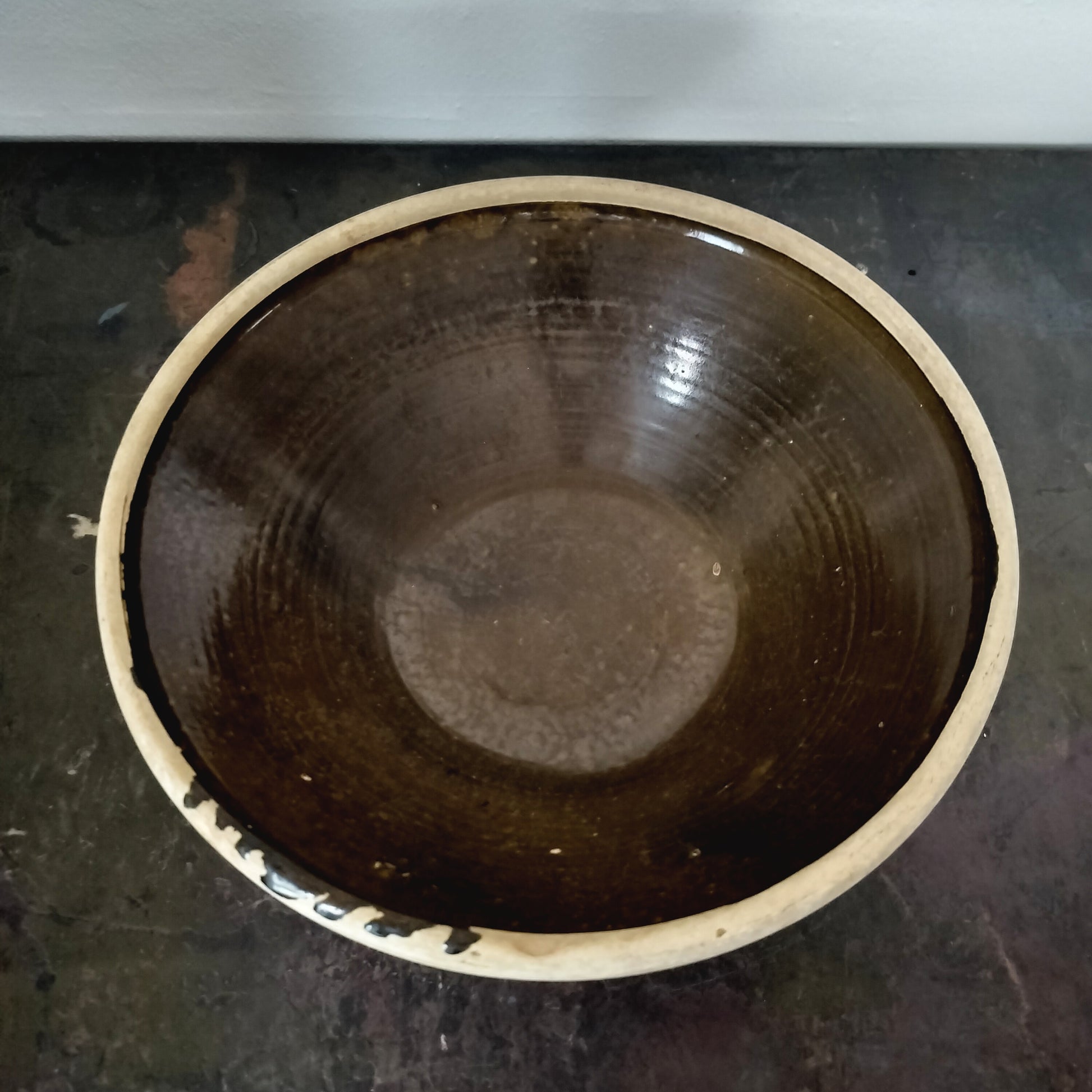 Secondhand - Lerfad Ø 33 x H 12 cm