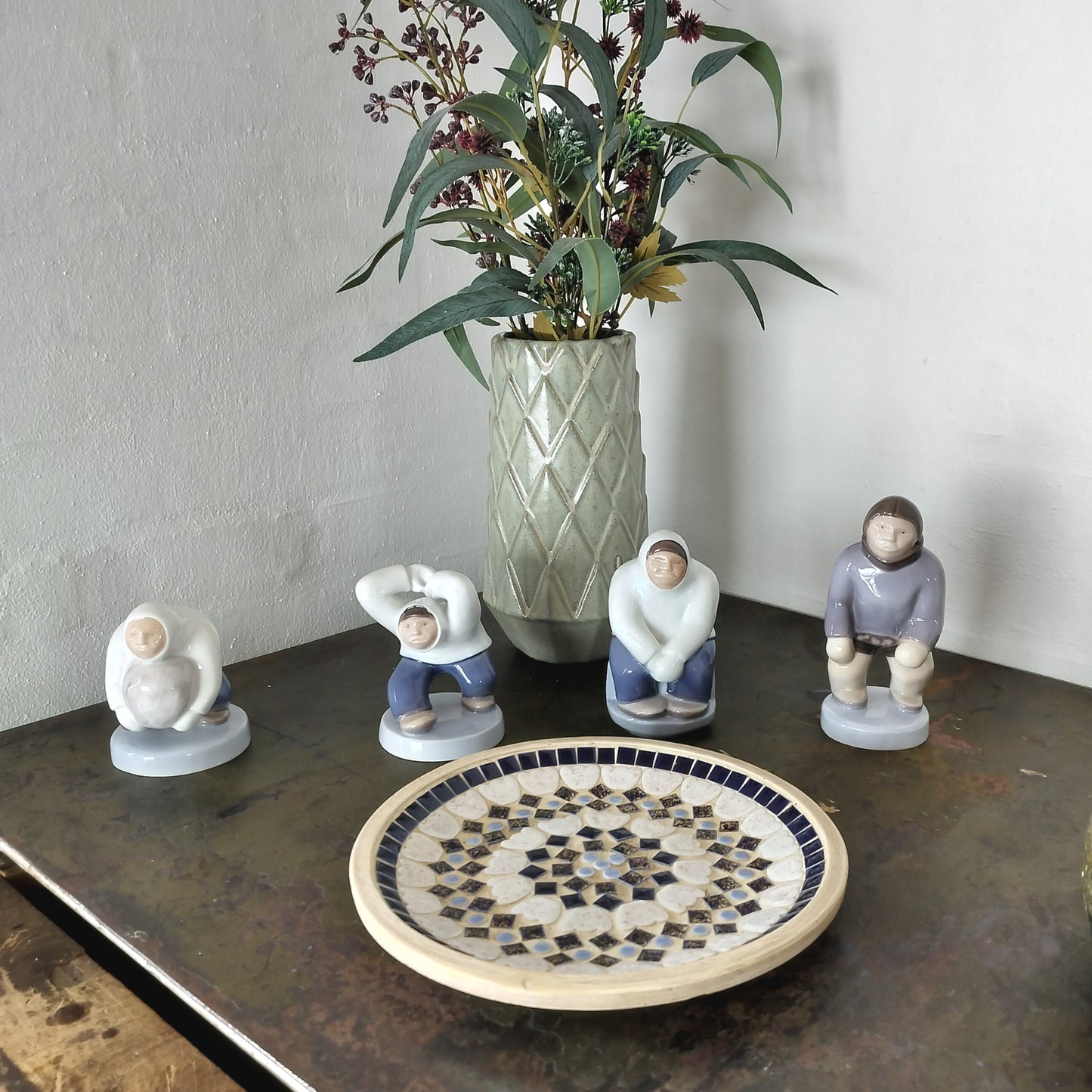 Secondhand - Mosaik fad Ø 23,5 x H 2,8 cm