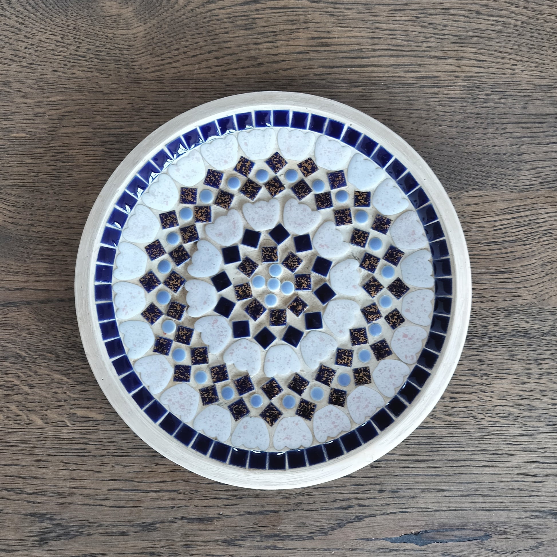 Secondhand - Mosaik fad Ø 23,5 x H 2,8 cm