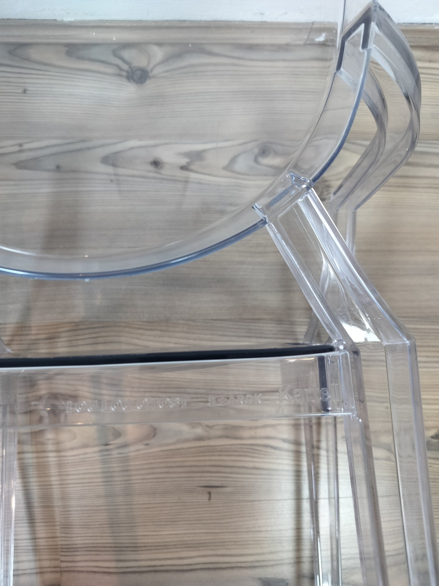 Secondhand - Lou Lou Ghost Kartell børnestol klar gennemsigtig