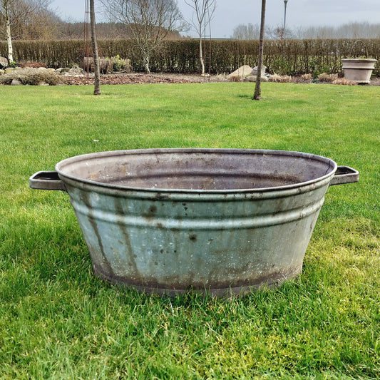 Secondhand - Glud og Marstrand zink balje L 71,5/84 x B 57 x H 30,5 cm