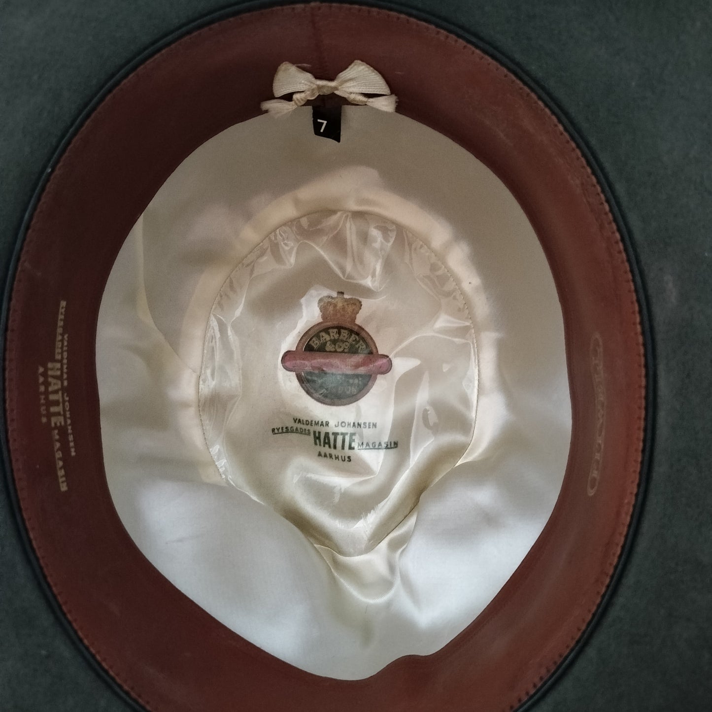 Secondhand - Barber hat fra Valdemar Johansen Hatte magasin