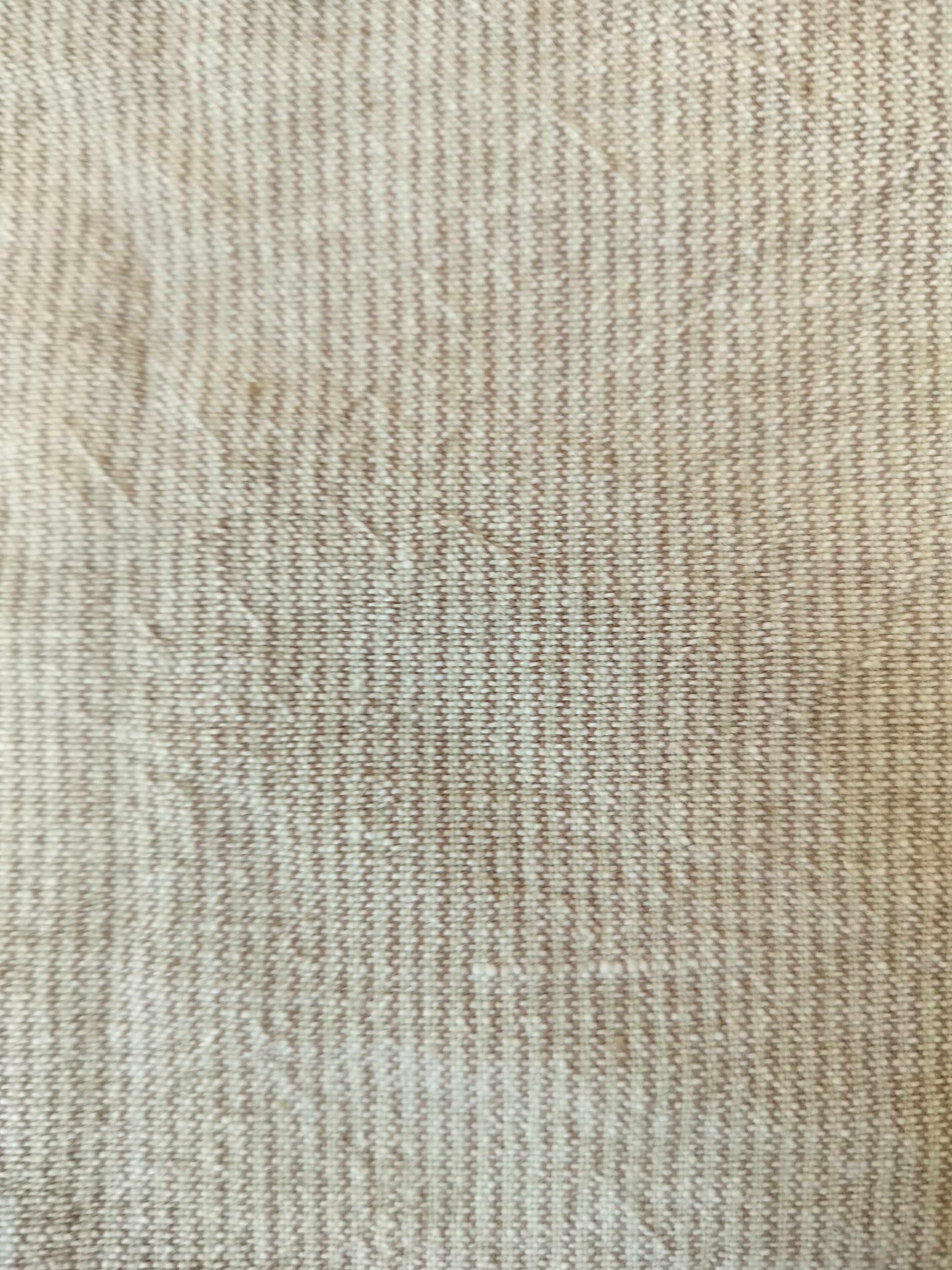 Ib Laursen - Pudebetræk med lysebrune og beige striber 70 x 50 cm