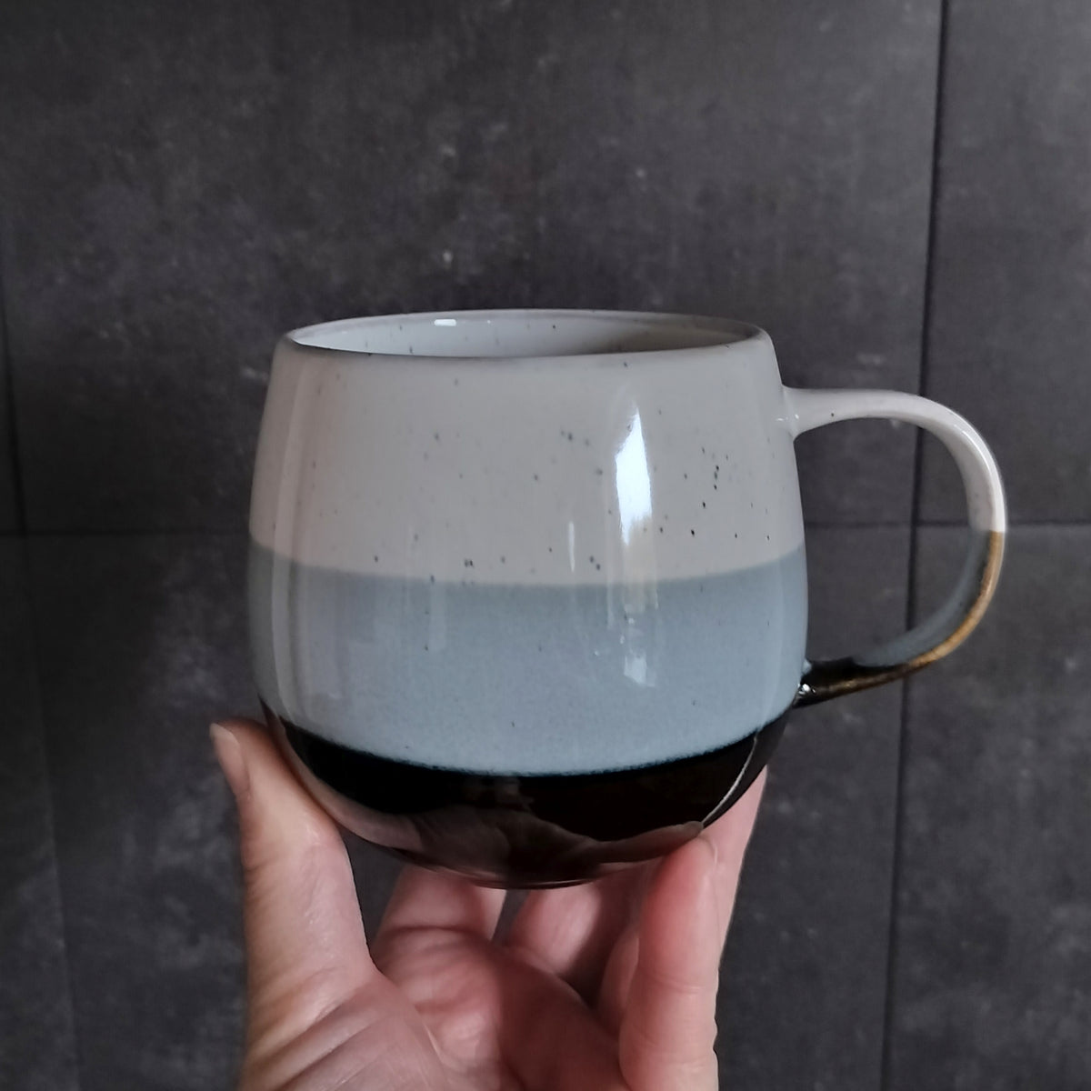 Ib Laursen - Krus Agneta med blåt mønster 400 ml.
