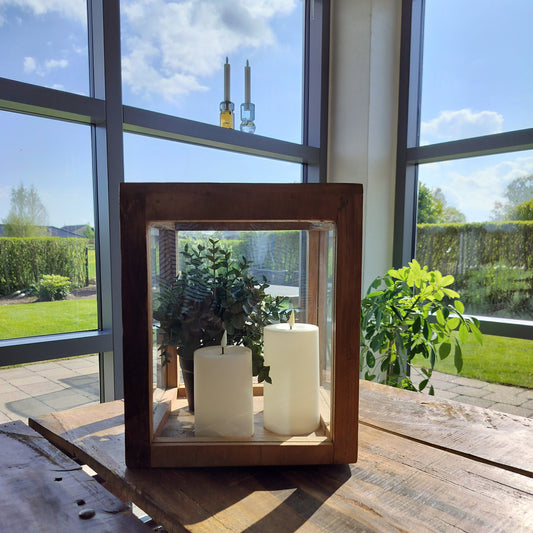 Secondhand - Displaykasse med 4 glassider