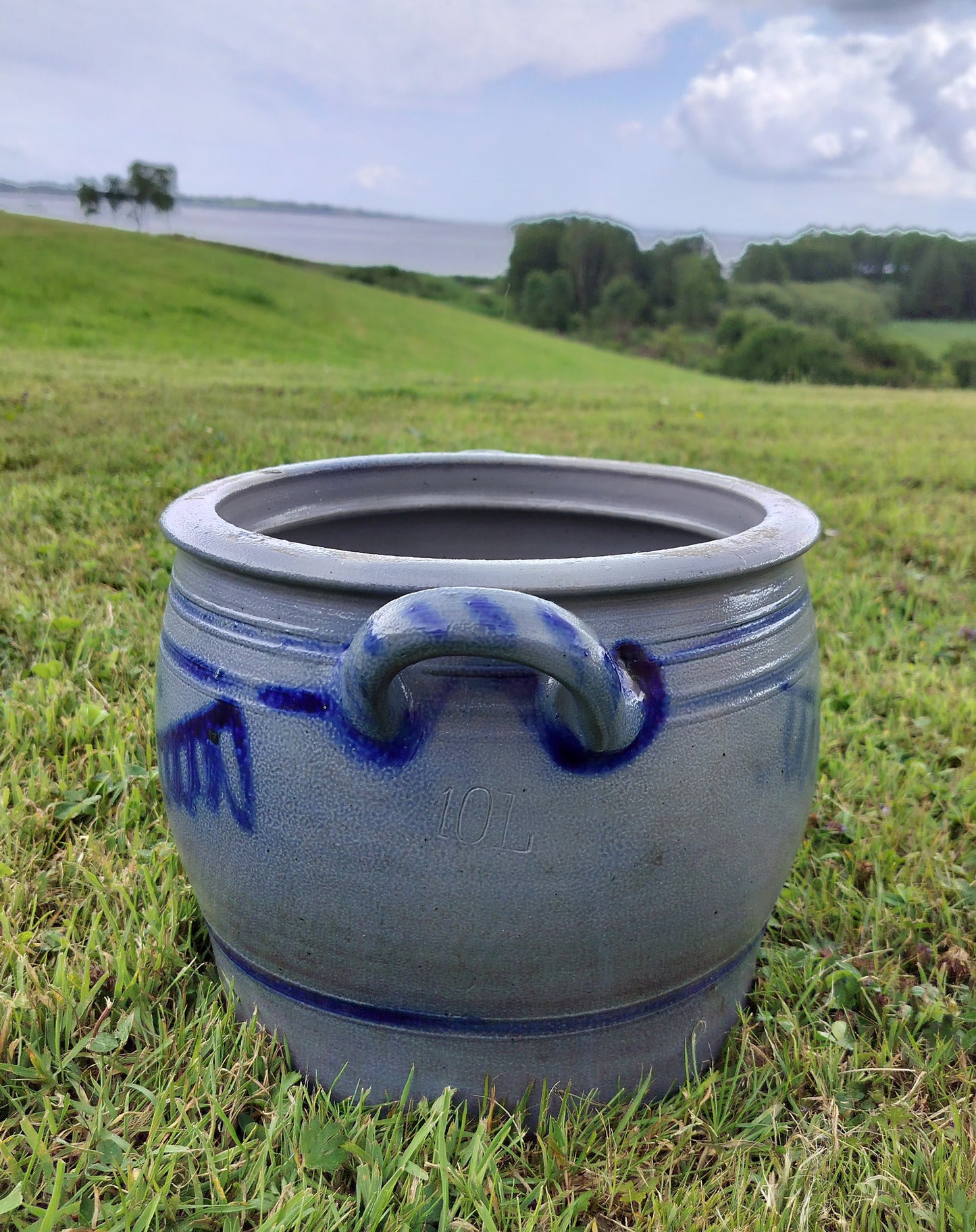 Secondhand - Stentøjs syltekrukke "10L"