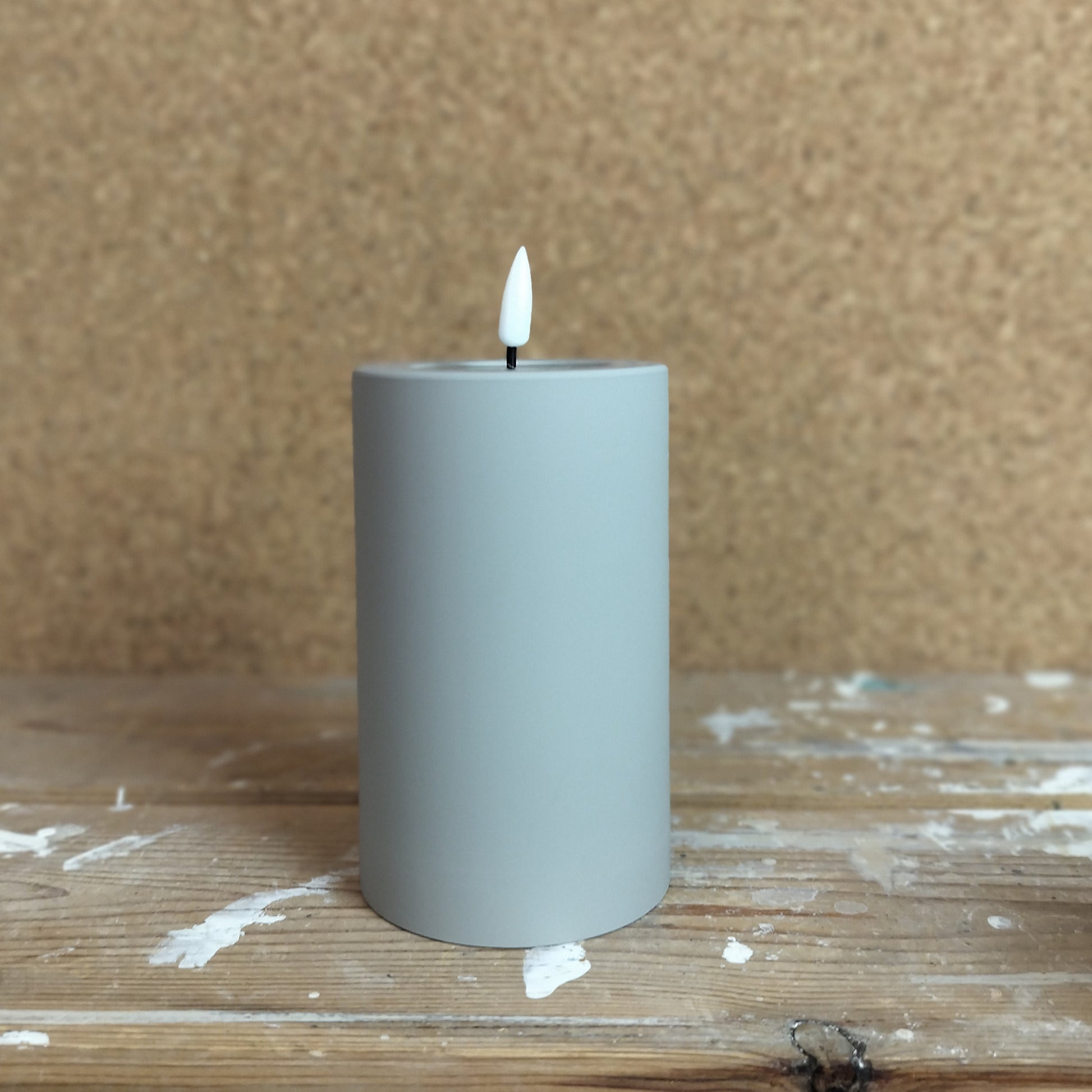 Udendørs Bloklys STØVET SAND 7,5 x 12,5 cm