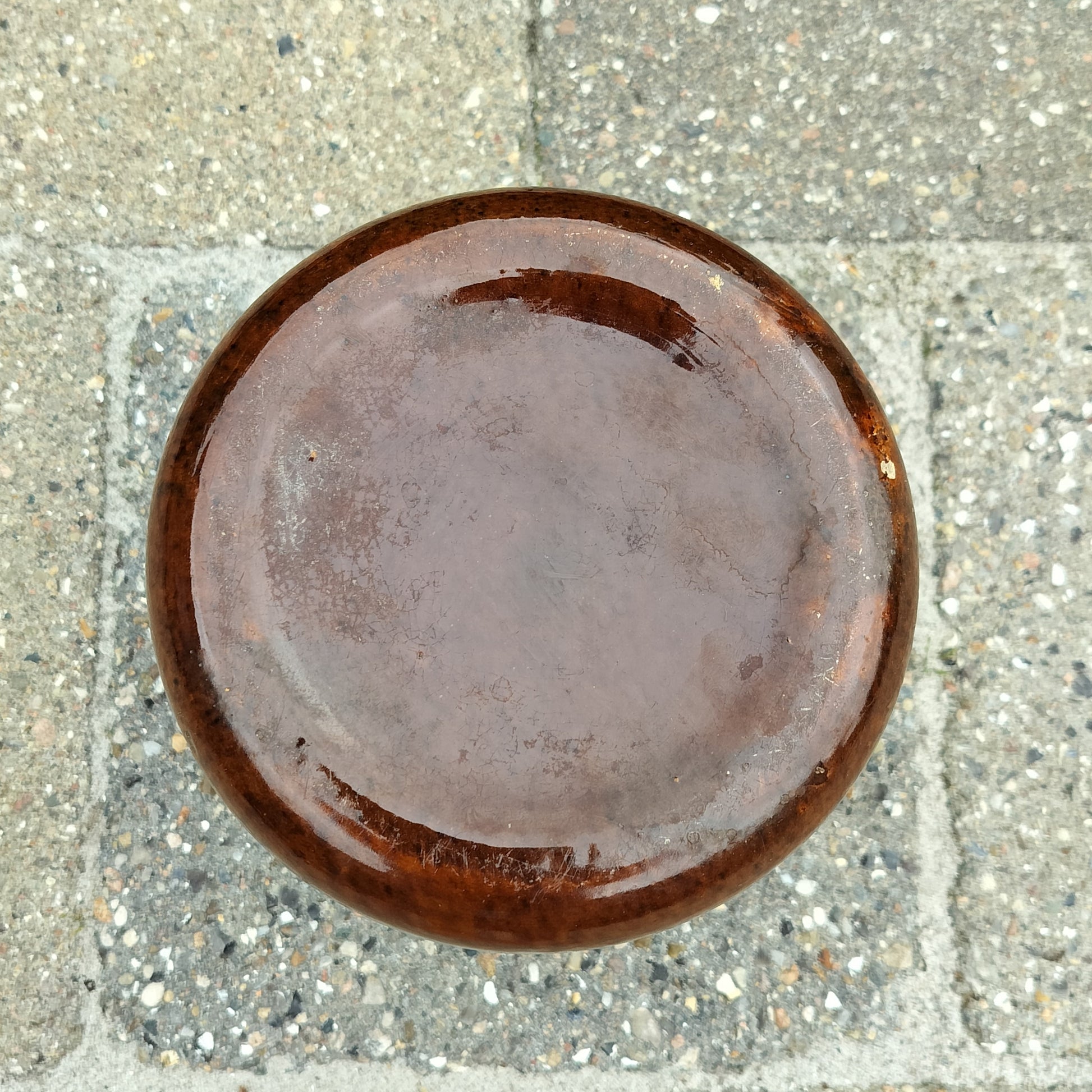 Secondhand - Syltekrukke "4" Ø 19 x H 20,3 cm