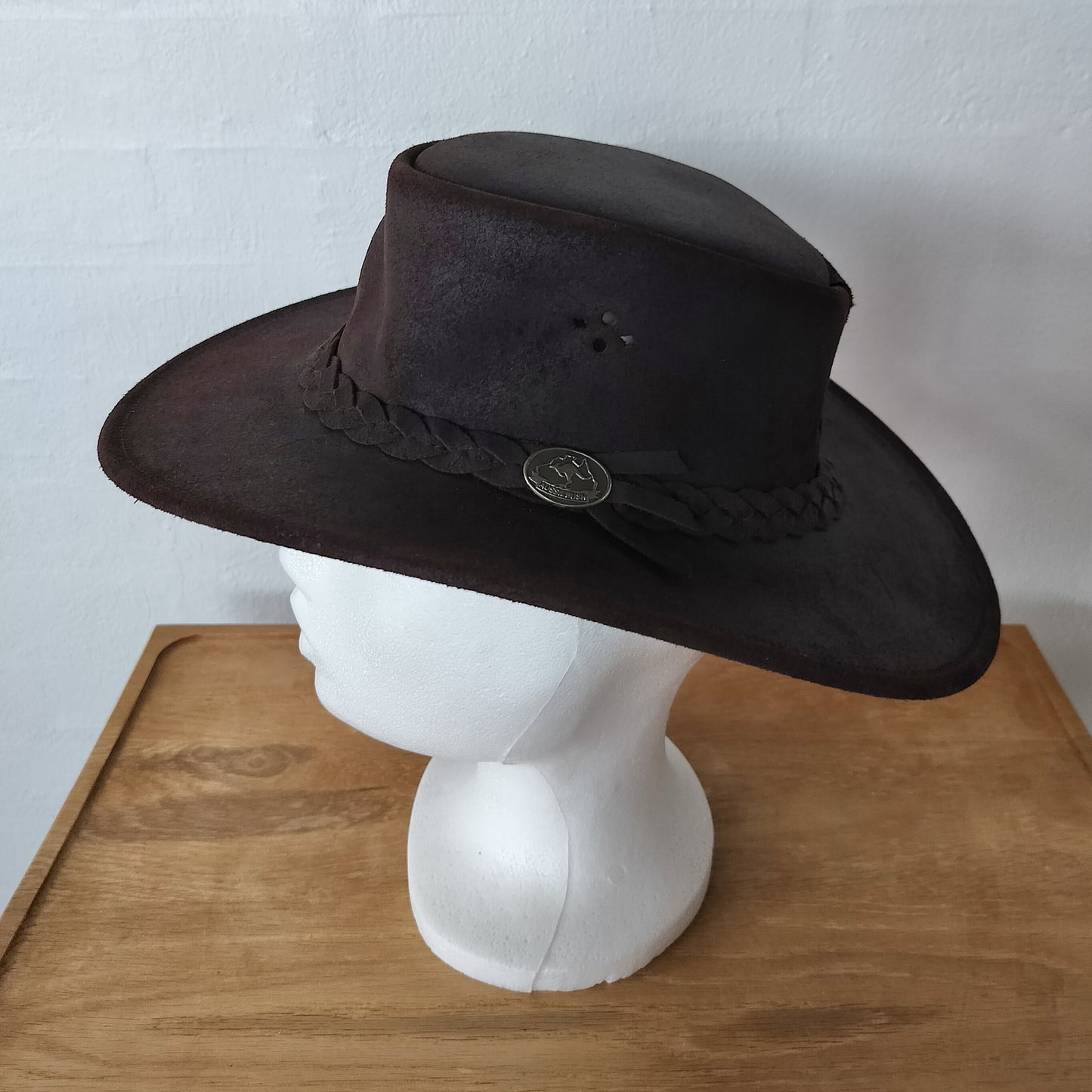 Cowboyhat brun læder fra Aussie Bush