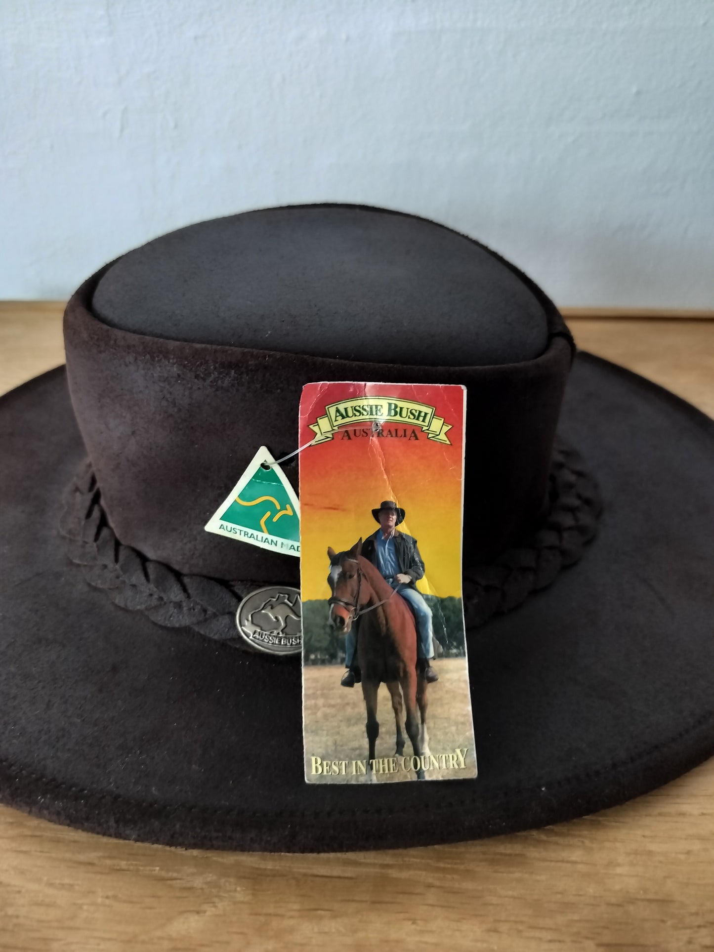Cowboyhat brun læder fra Aussie Bush