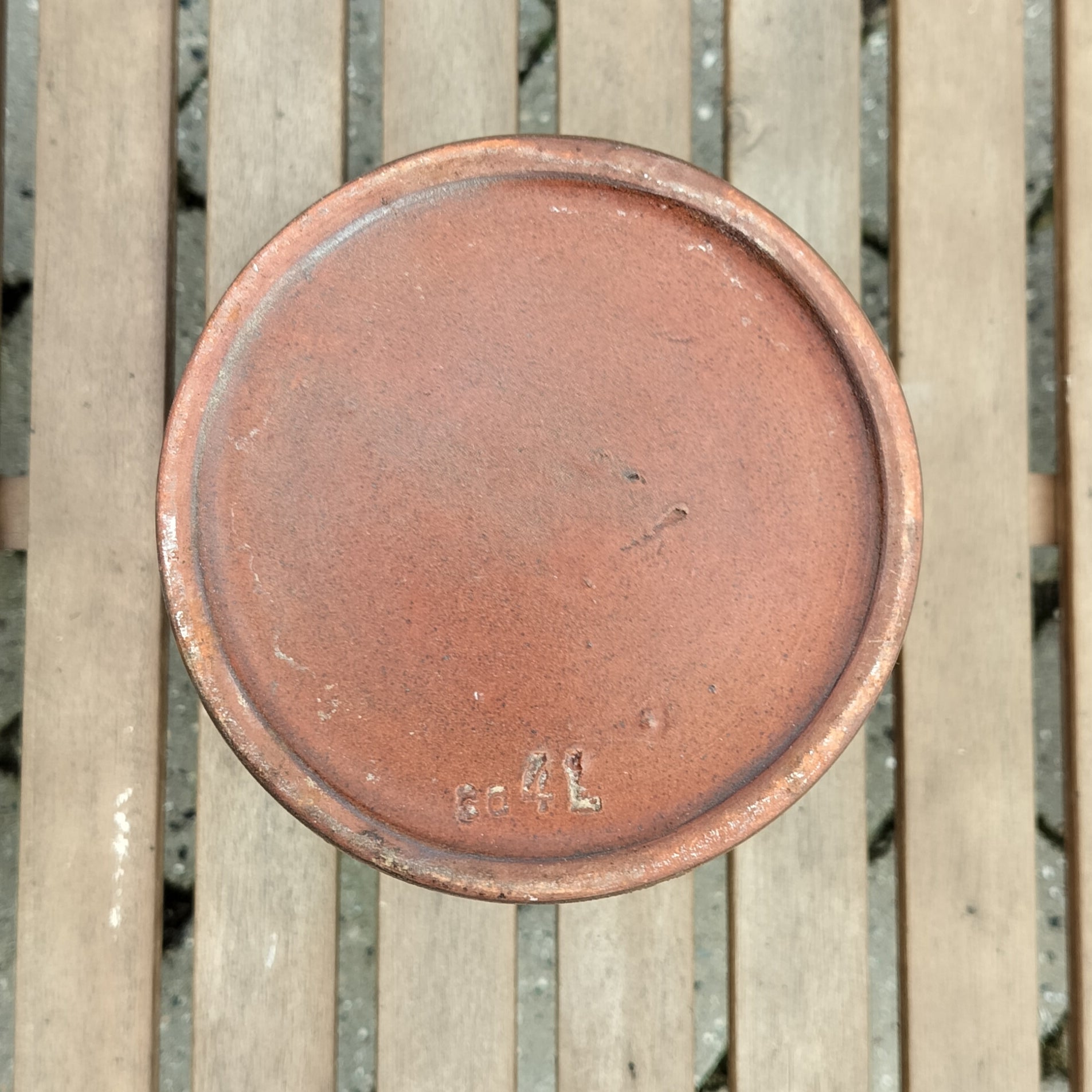 bunden af Secondhand - Syltekrukke "4L" Ø 19,5 x H 21 cm