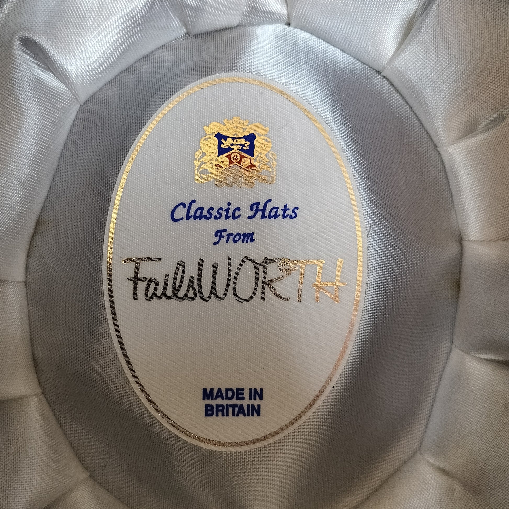 Secondhand - Gammel Sort Bowler Hat fra Failsworth