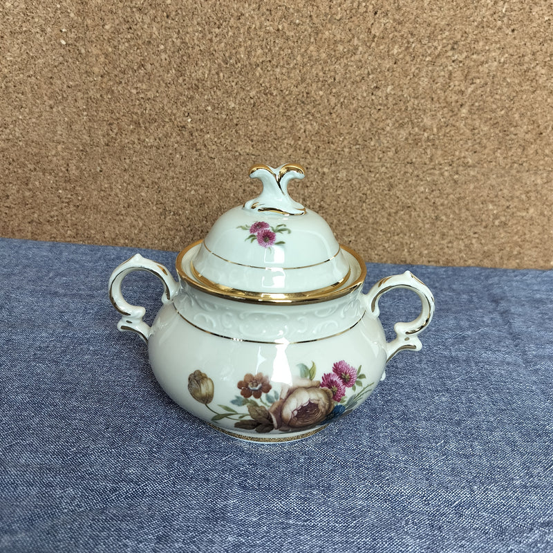 Rosenborg sukkerskål Ø 11/16 x H 12,5 cm