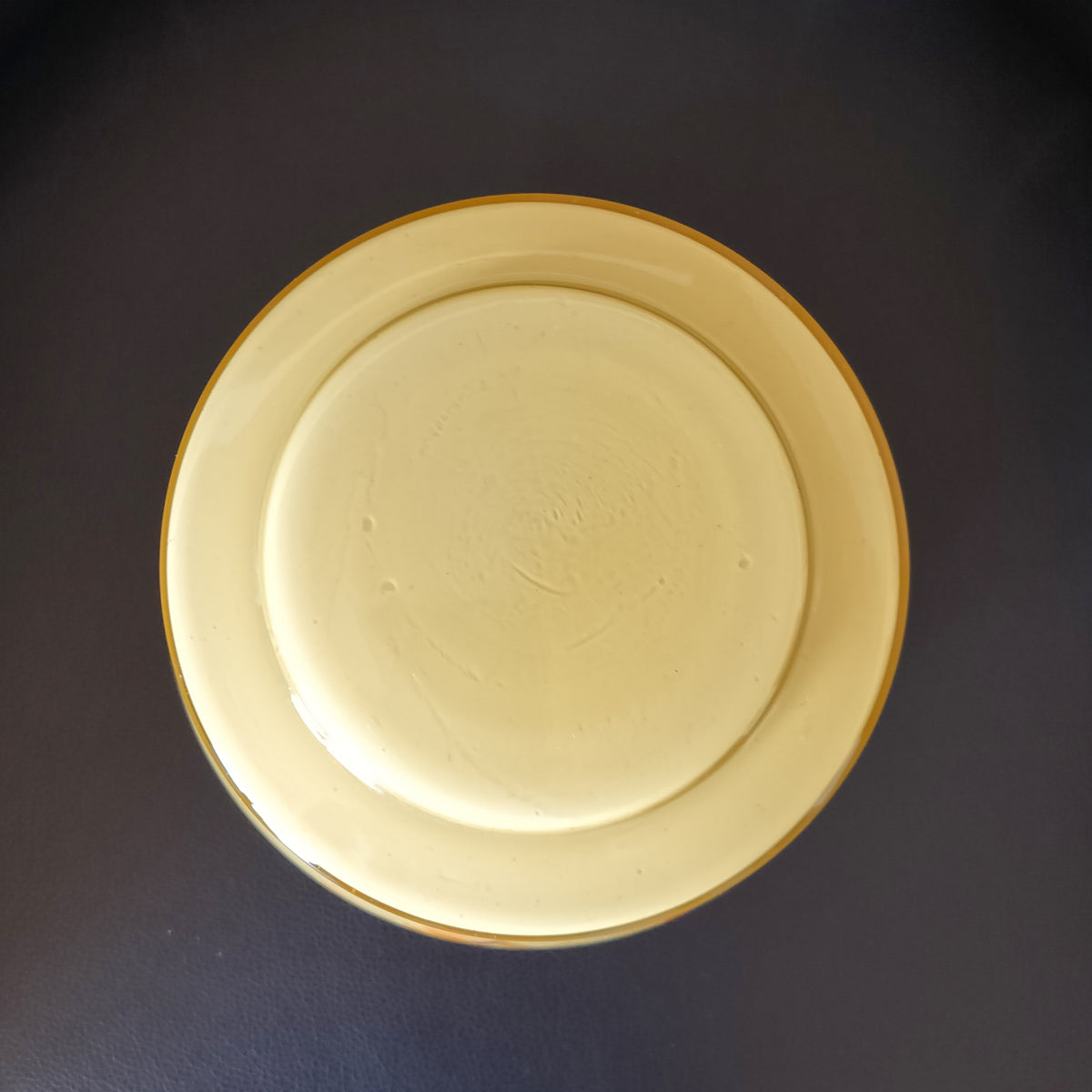 Gammel retro glas lampeskærm Ø 16 x H 17 cm
