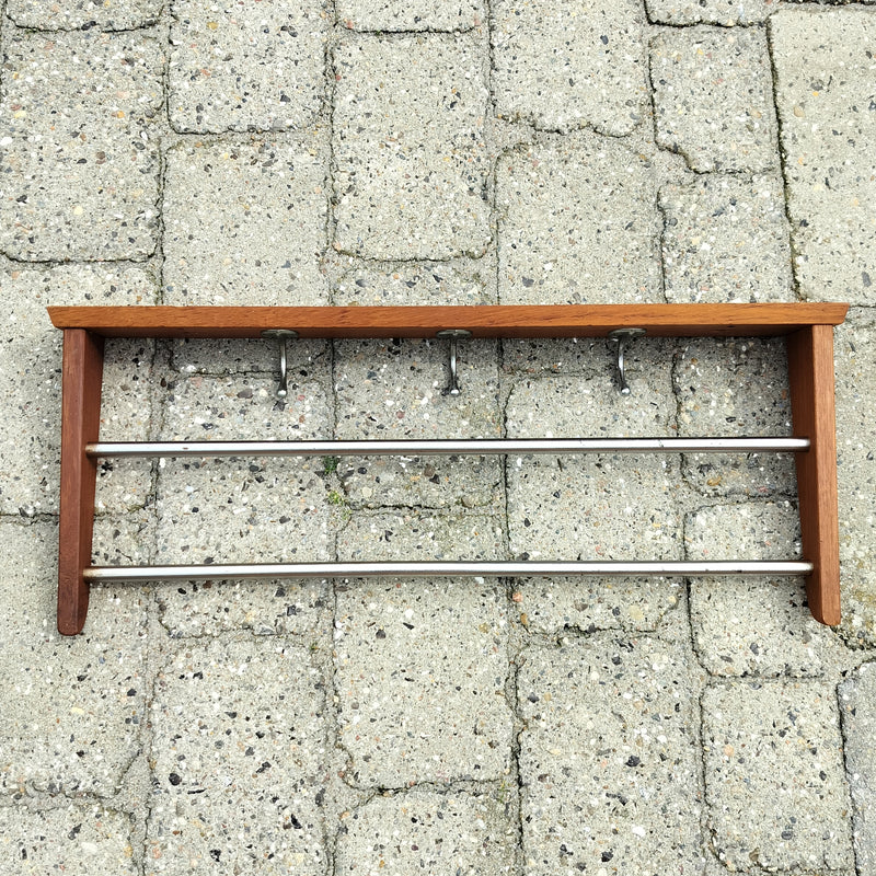 knagerække med hattehylde B 60 x D 24 x H 7 cm