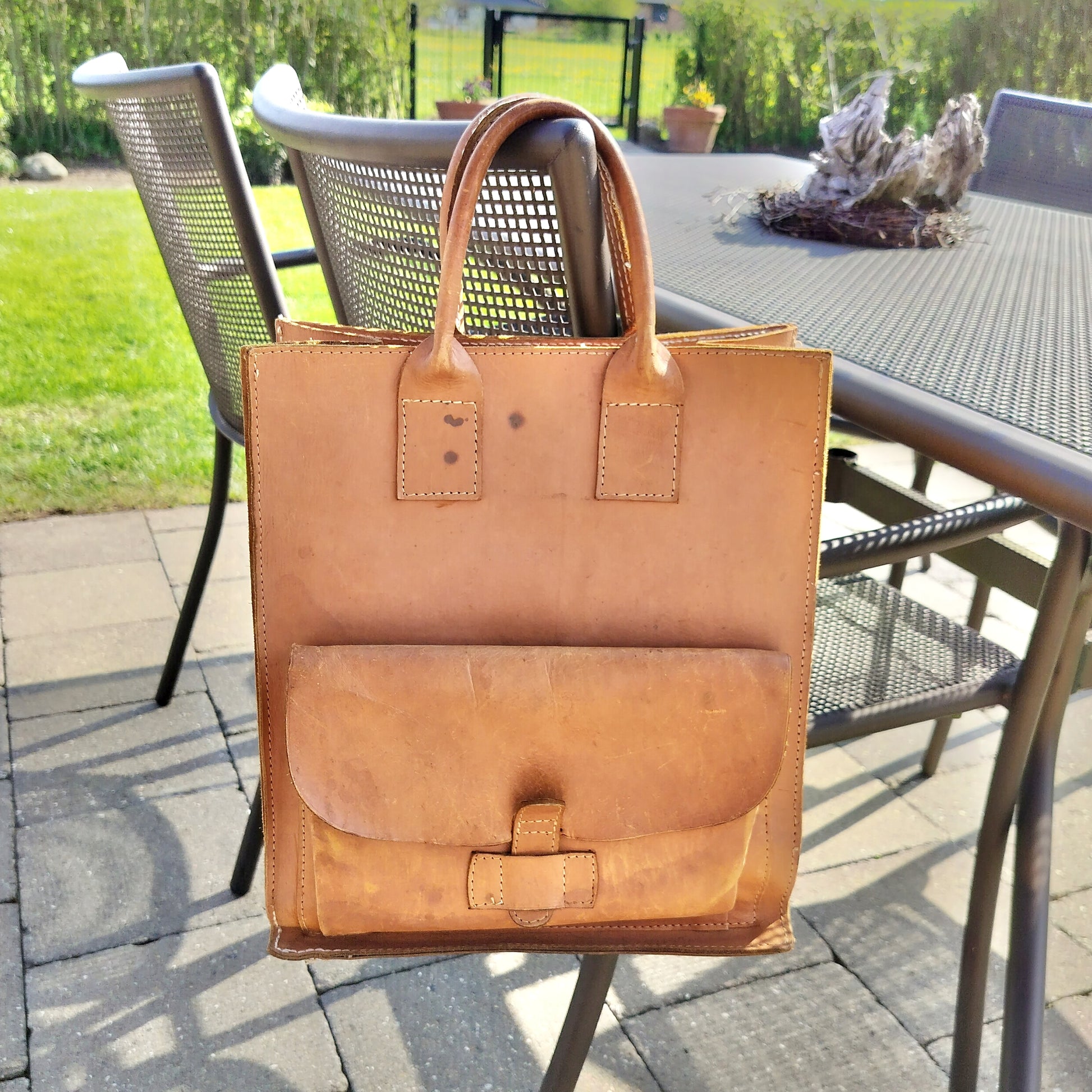 Secondhand - Shopper af kernelæder