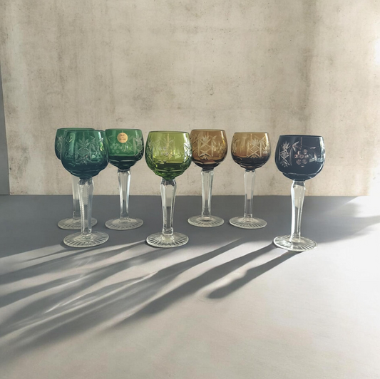 Secondhand - Rømer Bøhmisk Likør glas Ø 4 x H 12 cm