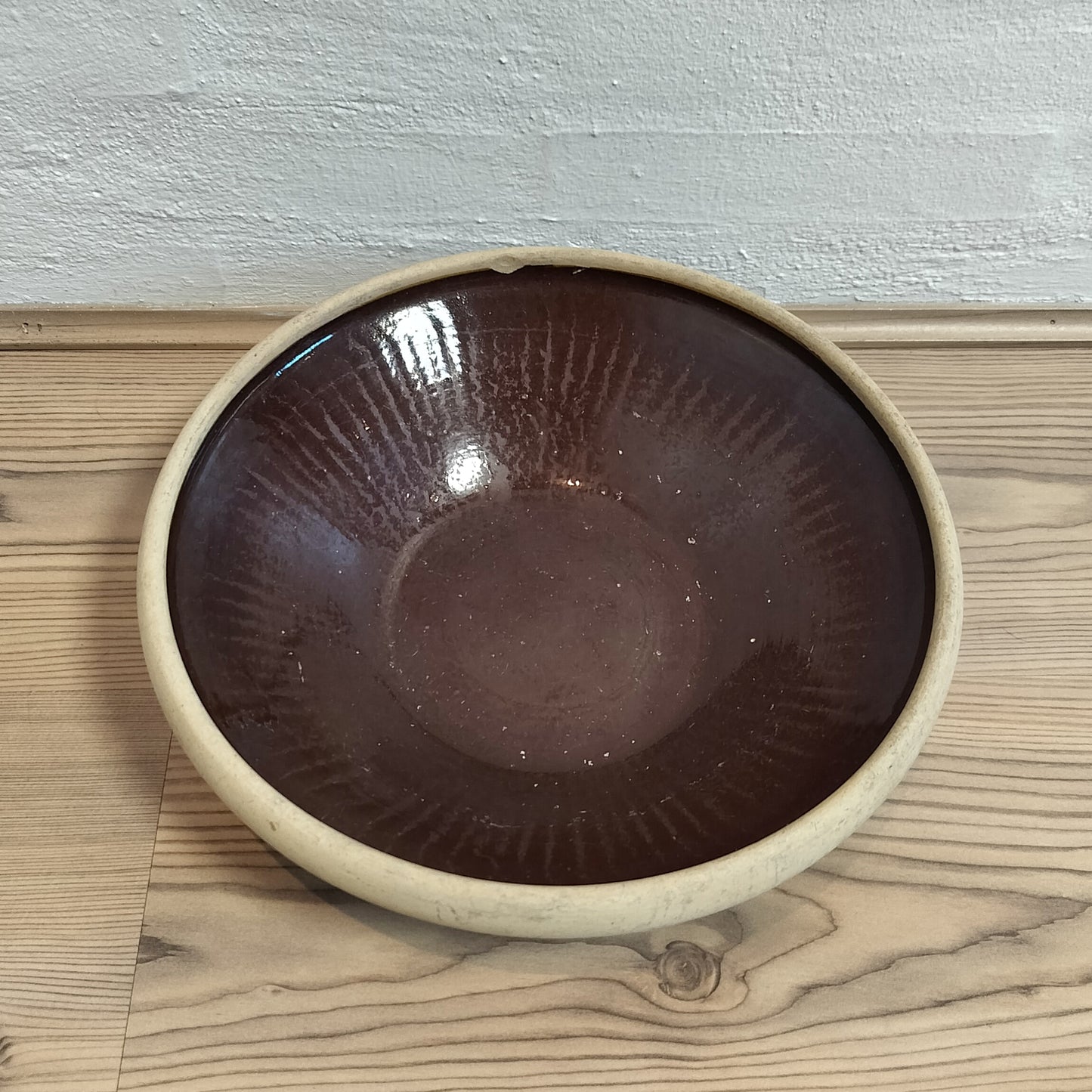 Secondhand - Lerfad Ø 31 x H 8 cm