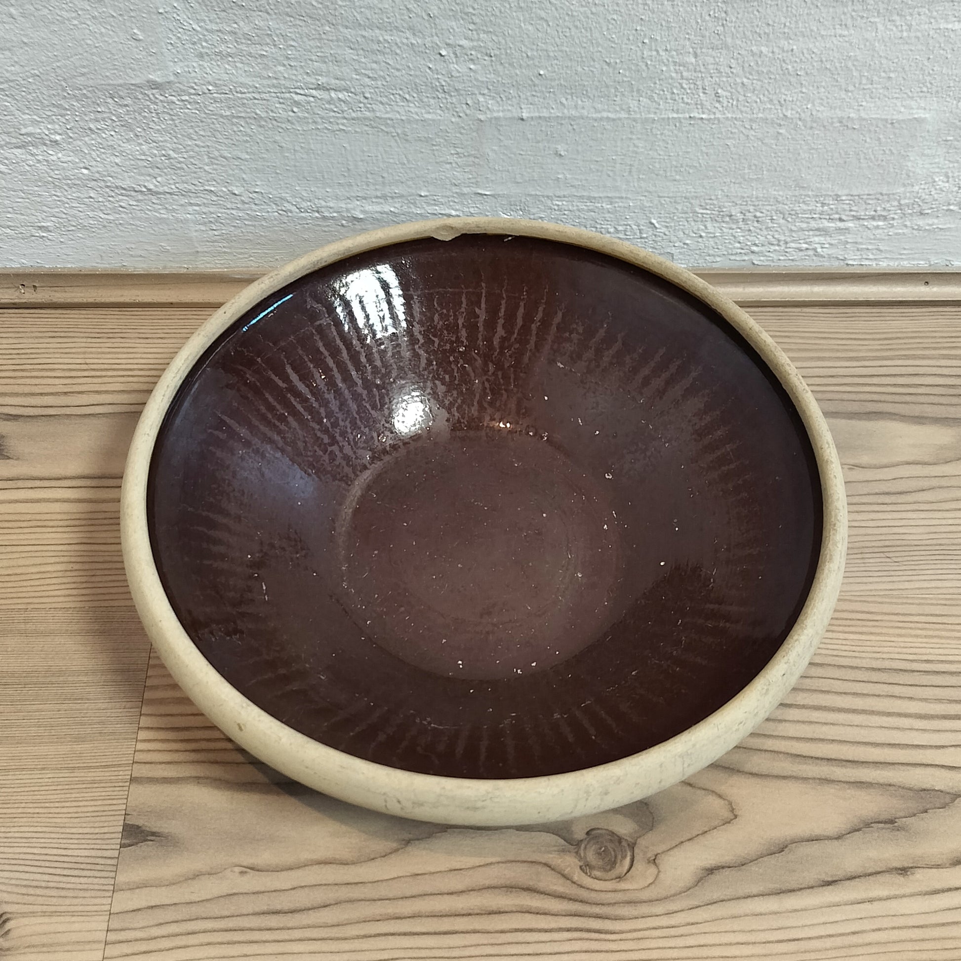 Secondhand - Lerfad Ø 31 x H 8 cm