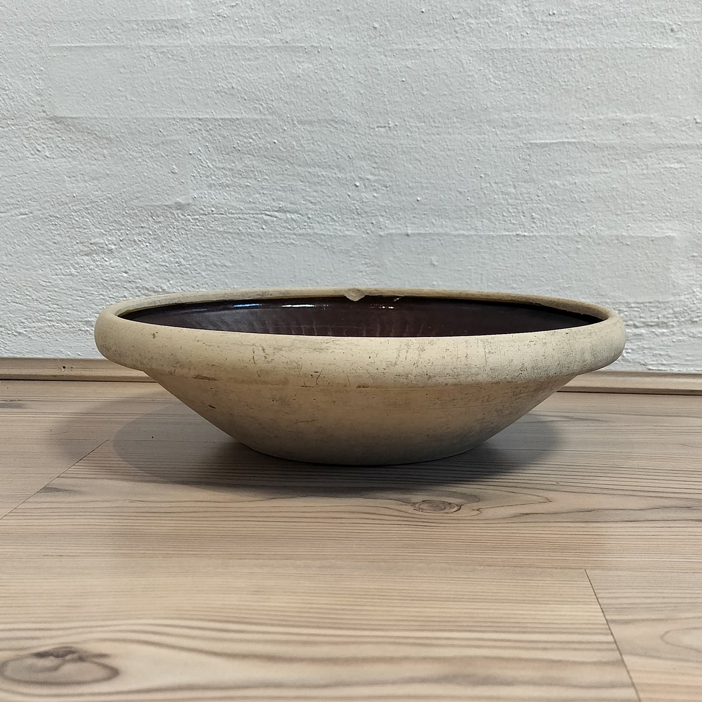 Secondhand - Lerfad Ø 31 x H 8 cm