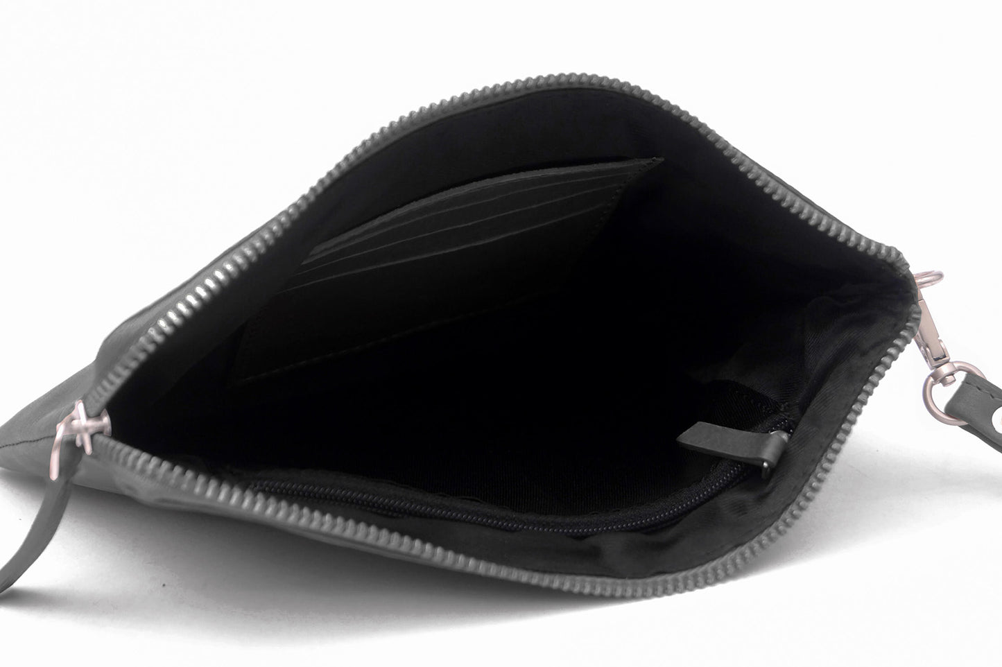 Trademark Living - Alpha clutch i sort læder