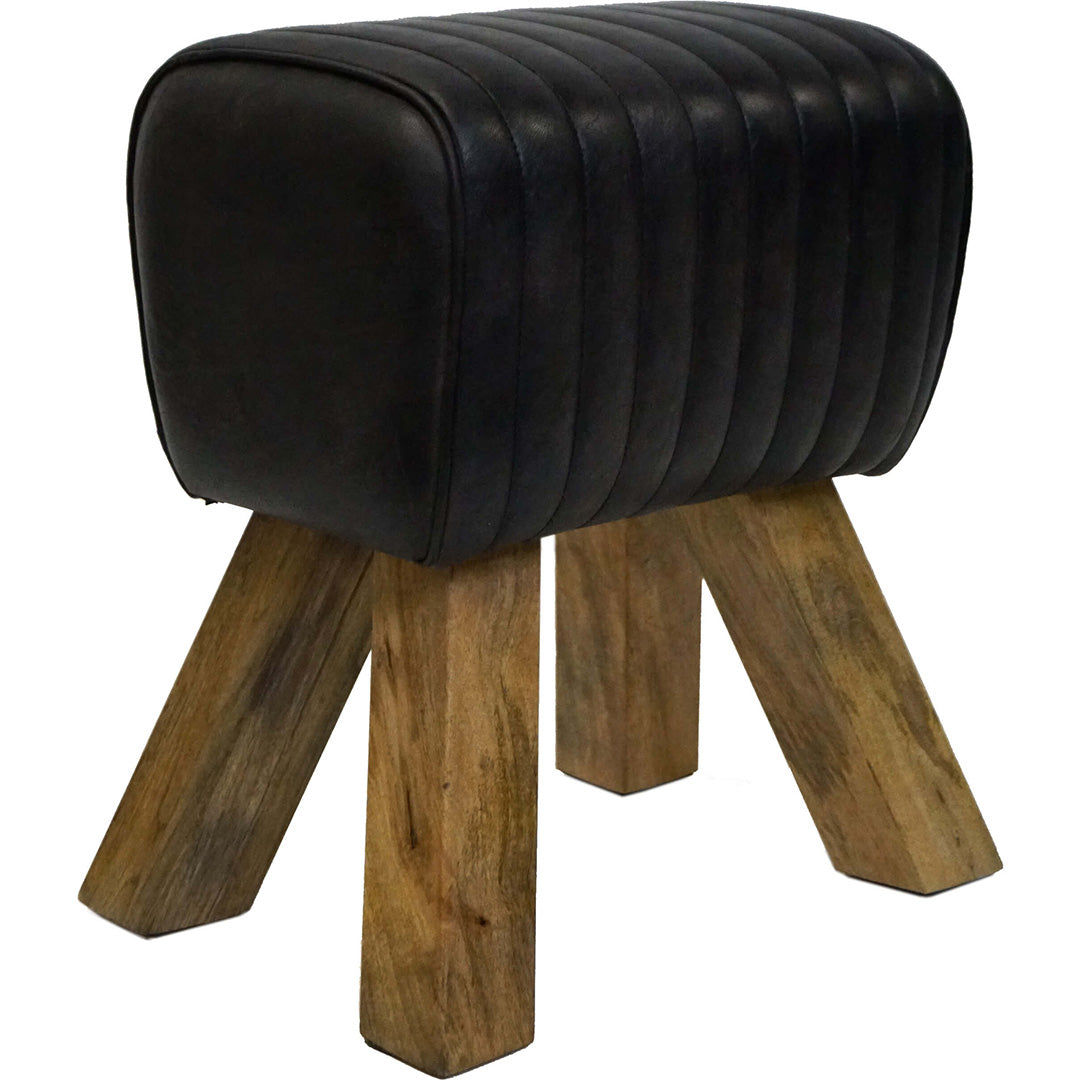 Jumper lille sort buk/skammel H 47 cm x B 40 cm x D 28 cm