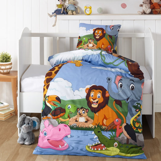 By Skagen - Dyrevenner baby sengetøj  70x100 cm