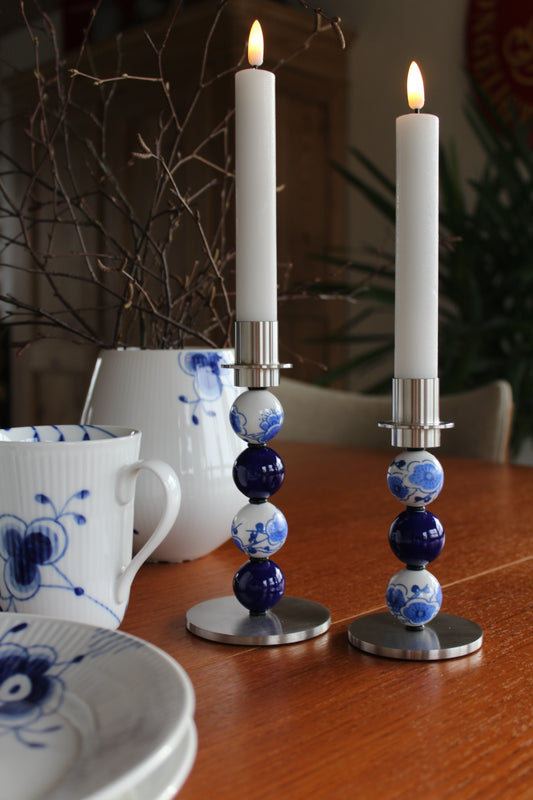 My candle - Lysestage sæt i stål, model 9101