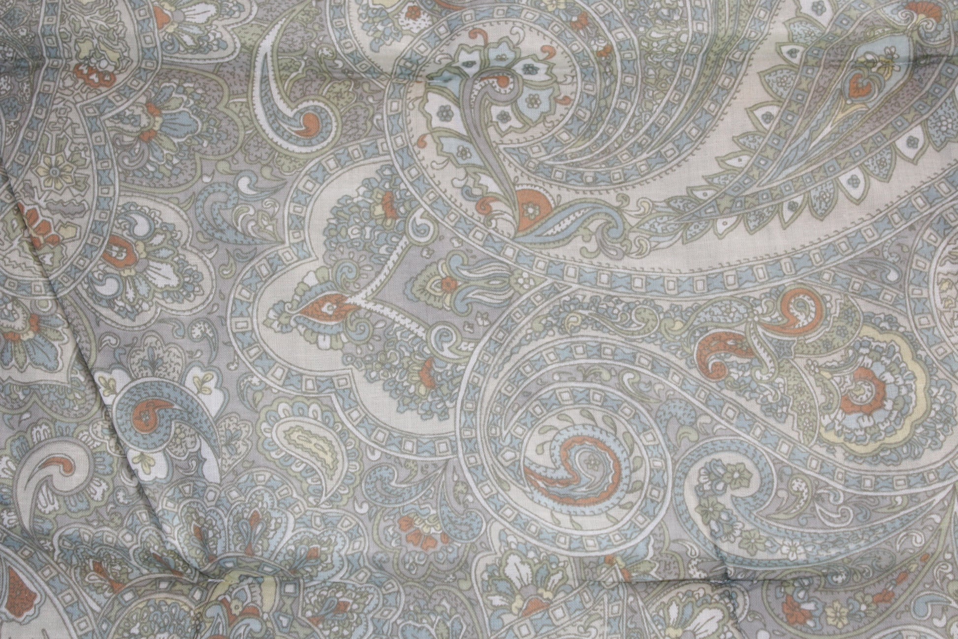 Ib Laursen - Madras lysegrøn/creme paisley