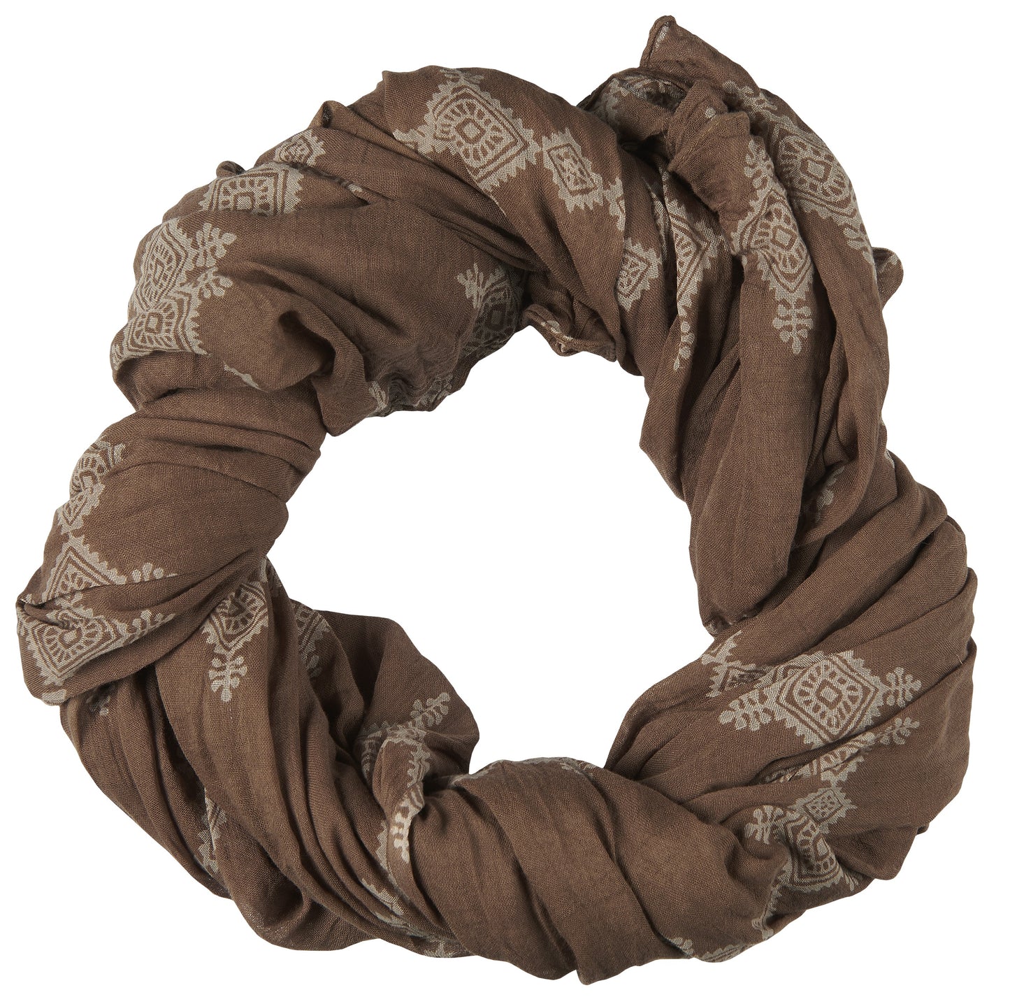 Ib Laursen -  tørklæde i brune nuancer