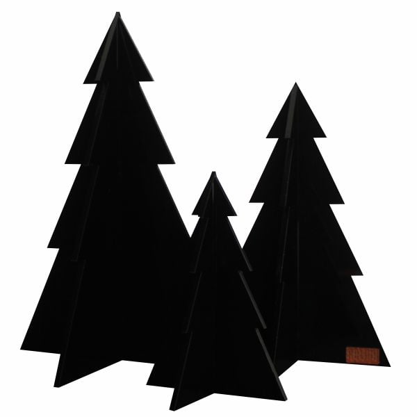 Felius juletræer 3 stk. sort